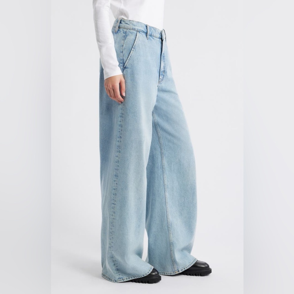 FRAME DENIM Blindspot The High Waist Wide Leg Trouser Jeans ❤️NWT❤️IN STORES❤️ - Picture 3 of 4
